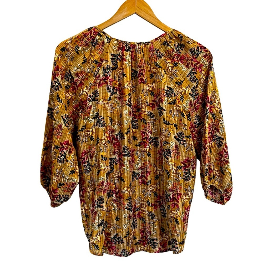 ANN TAYLOR LOFT Top Peasant Blouse, lined, Women’s size small - Picture 4 of 11